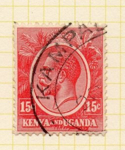 Kenya Uganda 1922 Early Issue Fine Used 15c. NW-157020