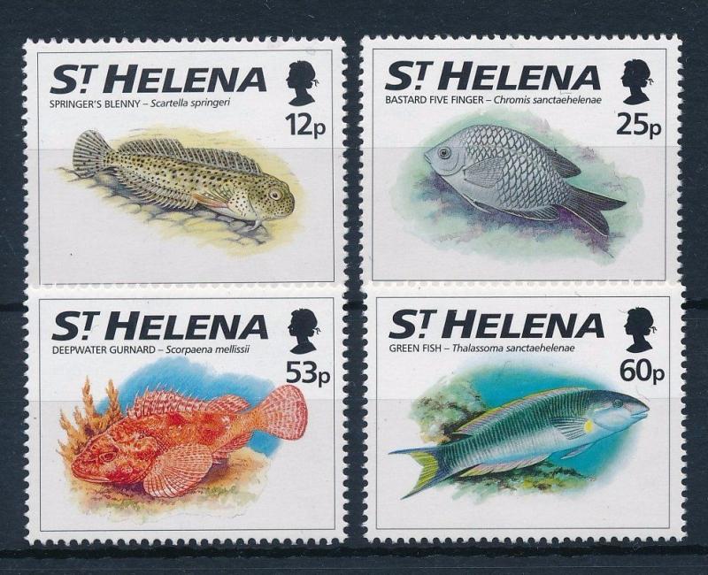 [34862] St. Helena 1994 Marine Life Fish MNH