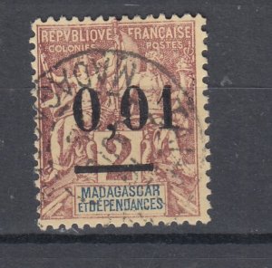 J45944 JL Stamps 1902 madagascar used commerce #51