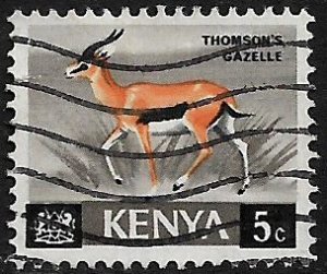 Kenya #20 Used Stamp - Thomson's Gazelle (c)