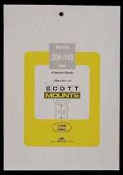 Scott Mounts Black, 204mm Strip 153 mm (pkg 5) 00962B