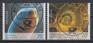 Germany 2016 Sc#2877-2878 Mi#3205-3206 used (BU1624)