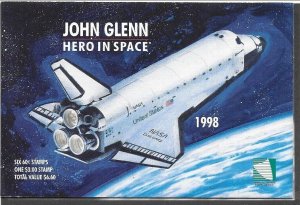 MARSHALL ISL SC 677 NH BOOKLET of 1998 - SPACE - JOHN GLENN