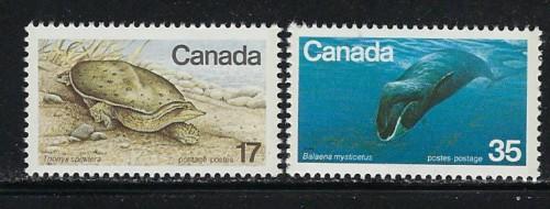 Canada 813-14 NH 1979 Marine Life