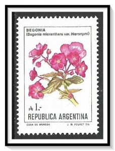 Argentina #1524 Flowers MNH
