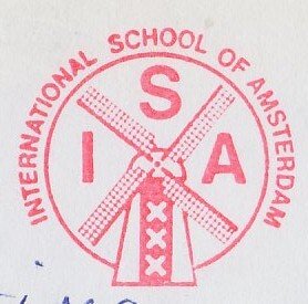 Meter cover Netherlands 1987 Windmill - International School of Amsterdam