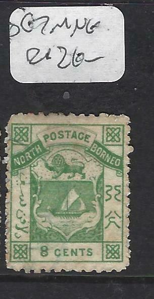 NORTH BORNEO (P1303B)  8 C  ARMS LION  SG 7   MNG