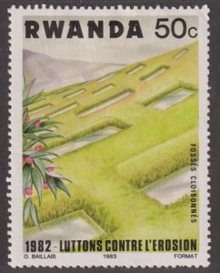 Rwanda 1142 Interrupted Ditching 1983