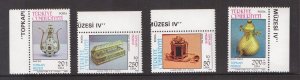 Turkey   #B218-B221   MNH  1987   artifacts