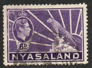 Nyasaland Protectorate Sc #60 Used