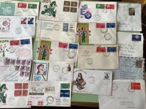 Italy collection postal covers 18 items Ref A2037