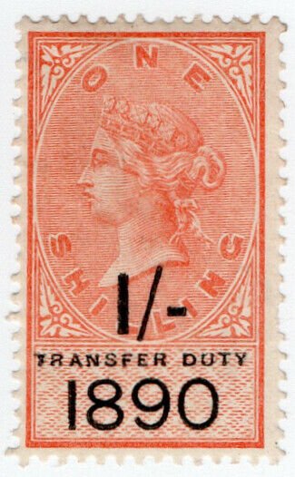 (I.B) QV Revenue : Transfer Duty 1/- (1890)