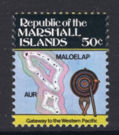 Marshall Islands 49 Map MNH VF