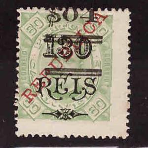 Cape Verde Scott 201 MH* Surcharged stamp  1922