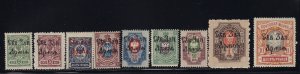 Army of the NW Scott # 1 - 9 F-VF-OG previously hinged cv $ 158 ! see pic !