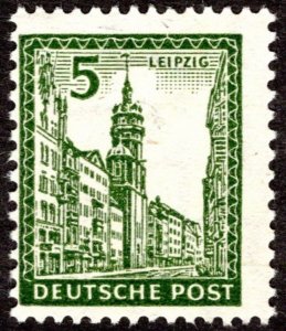 1946, Germany, West Saxony, 5pf, MH, Sc 14N17