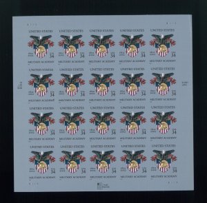 United States 34¢ U.S. Military Academy Postage Stamp #3560 MNH Full Sheet