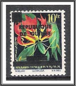 Guinea #168 FWA Flower Overprinted MNH