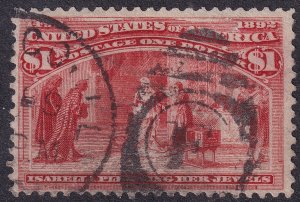 #241 Used, F-VF, Thin (CV $575 - ID49547) - Joseph Luft