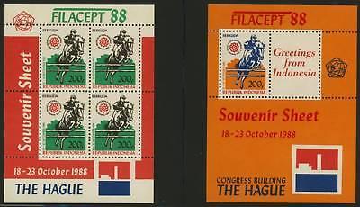 Indonesia 1374-5 MNH Equestrian Horse