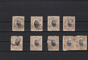 tonga 1897 2 penny variants used  stamps ref r12475