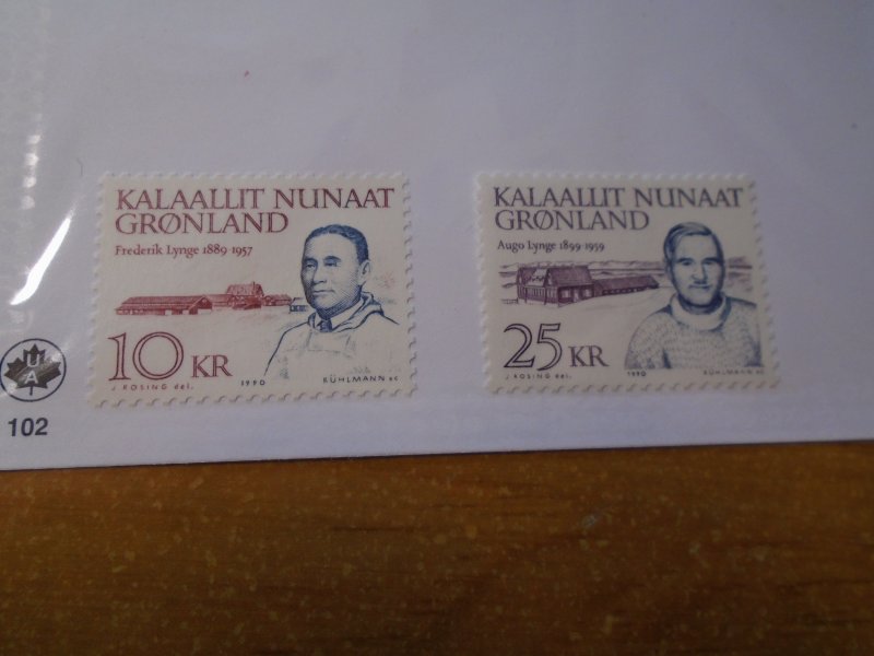 Grreenland  #  231-32  MNH