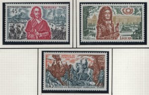 France #1286-1288  MNH  1970 history of France