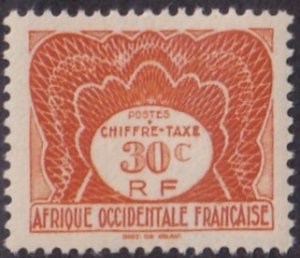 French West Africa #J2 Mint