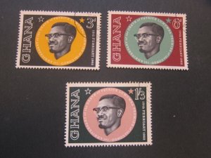 Ghana 1962 Sc 118-20 set FU