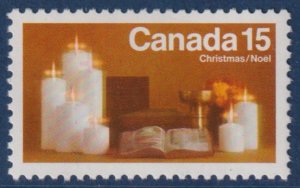 Canada - 1972 - Scott #609 - MNH - Christmas - Candles