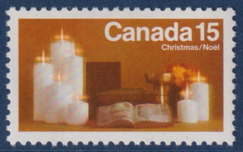 Canada - 1972 - Scott #609 - MNH - Christmas - Candles