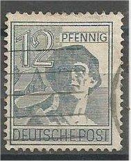 GERMANY, 1948, used 12ph, Laborer Scott 561