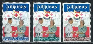 Philippines 1178-80 1972 Red Cross set MNH