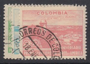 COLOMBIA, Scott 524-526, used