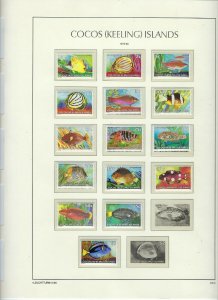 COCOS-KEELING IS-1963-1969/1979-1982/1989-1992 (COMPLETE)- MNH LIGHTHOUSE BINDER