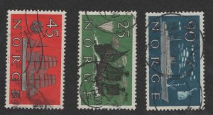 Norway #383/384/386 USED-VF