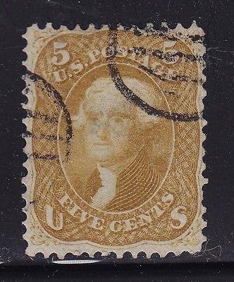 67 F-VF neat cancel with nice color cv $ 1000 ! see pic !