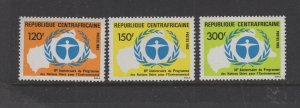 Central Africa #563-65  (1982 UN Conference set)  VFMNH CV $5.00