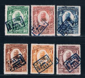 Haiti 102-07 MLH set President Alexis overprints  (H0044)