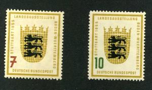  Germany 729-30  Mint NH Set - CV $10.50