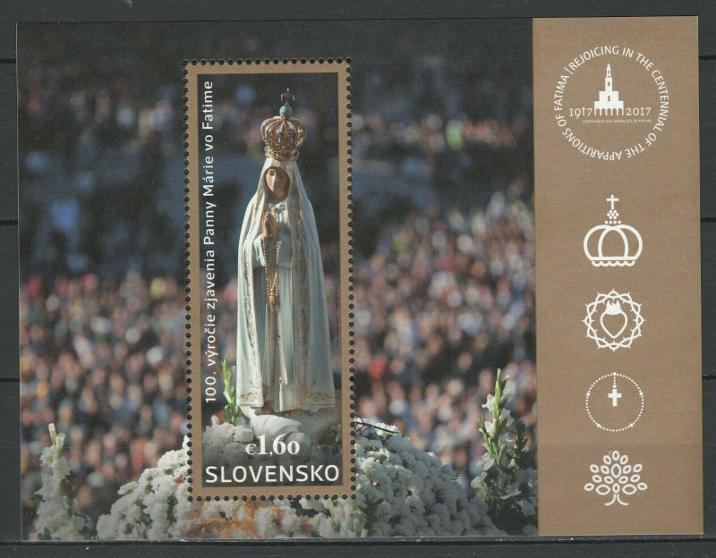 Slovakia 2017 Art, Religion MNH Block