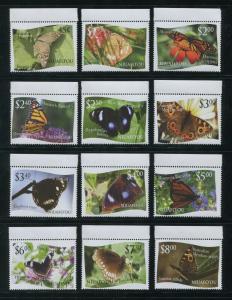 2012 Tonga Niuafo'ou Butterflies Postage Stamps #275-286 Mint Never Hinged Set