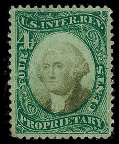 U.S. REV. PROPRIETARY RB4a  Mint (ID # 71320)