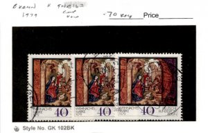 Germany - Berlin, Postage Stamp, #9NB163 (3 Ea) Used, 1979 Christmas (AG)