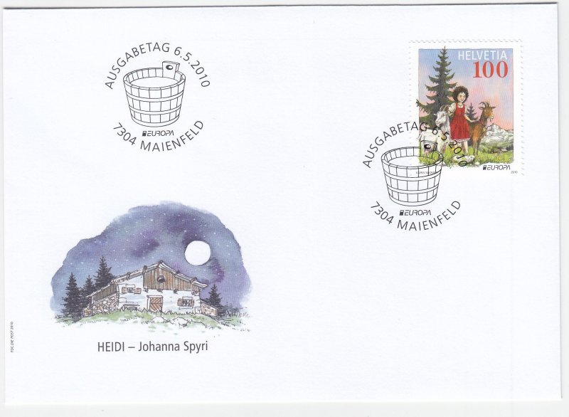 2010, Switzerland: Heidi, FDC (S18897)