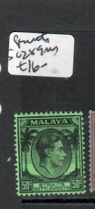 MALAYA STRAITS SETTLEMENTS (PP1608B) KGVI  50C    SG 289    MOG 