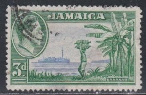 Jamaica # 121, Picking Bananas, Used, 1/3 Cat.