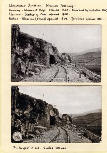 GB Wales LNWR RAILWAY Cards{2} Llandudno Junction Blaenau Ffestiniog 1905 RL143 