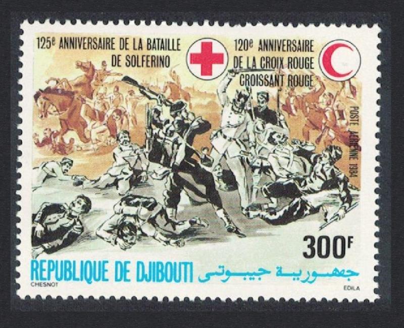 Djibouti 120th Anniversary of Red Cross 1v SG#924