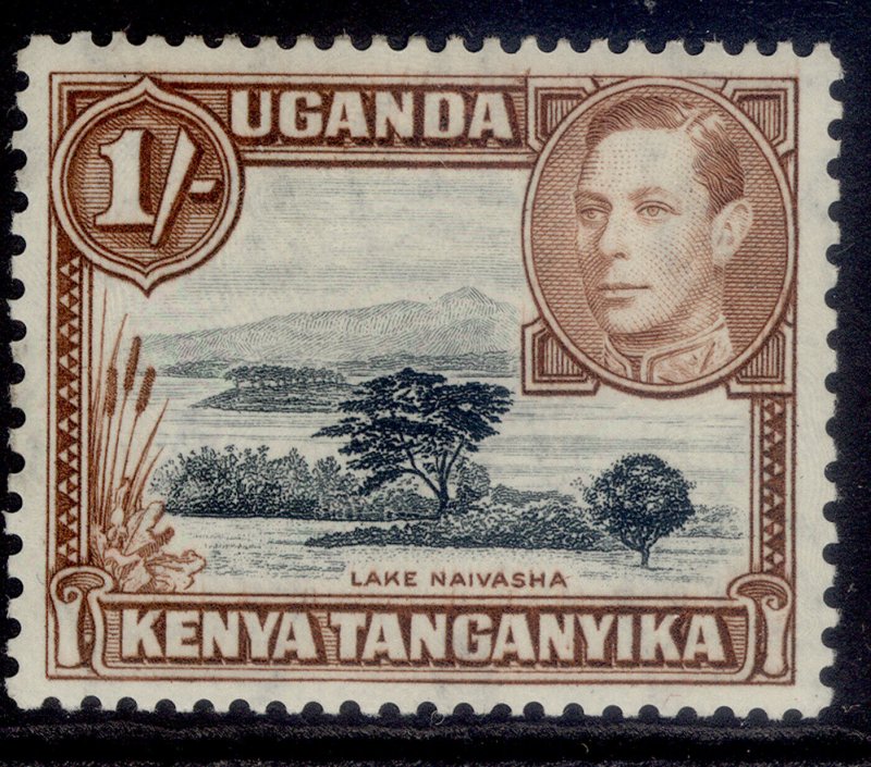 KENYA UGANDA TANGANYIKA GVI SG145, 1s black & yellowish-brown, M MINT. Cat £40.